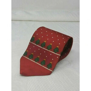 "From Santa" Luxury Christmas hand made silk multi color Tie